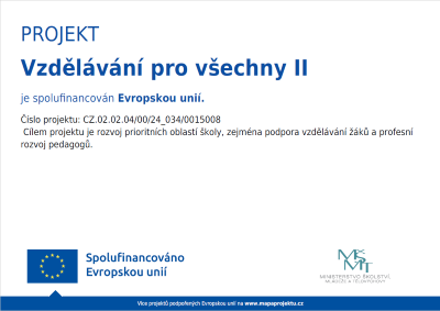 Vzdělávání pro všechny II